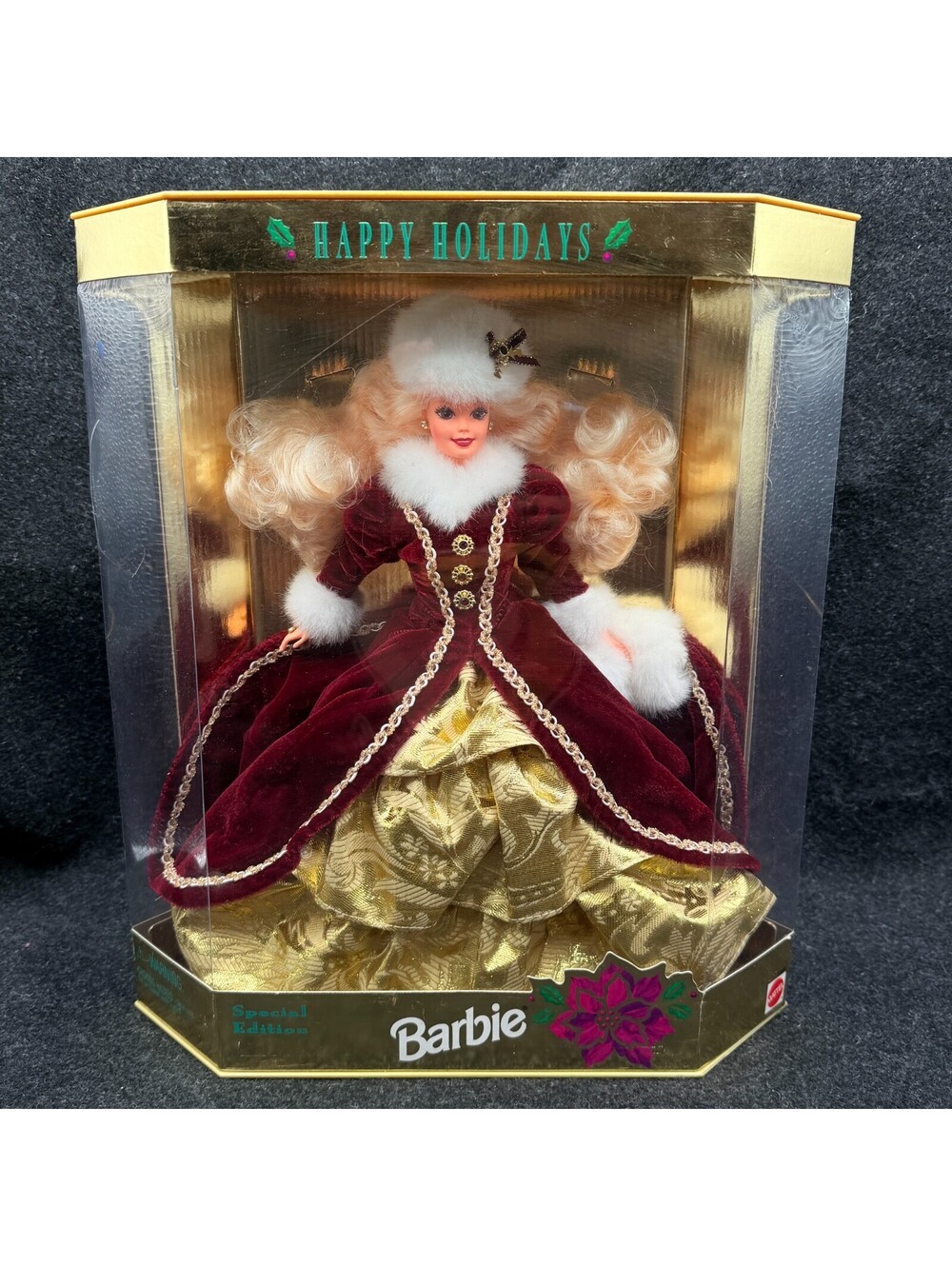 Barbie • 1996 Happy Holidays Special Edition • Purple Eye • Mattel #15646 •